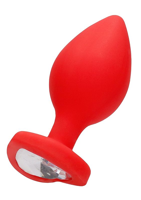 Red Diamond Heart Plug