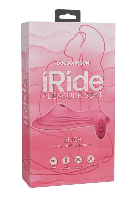 iRide Pleasure Seat Suck Rechargeable with Wireless Remote