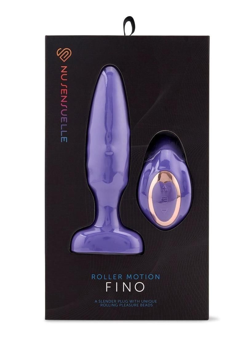 Sensuelle Andii Fino Roller Motion Rechargeable Anal Plug with Remote Control
