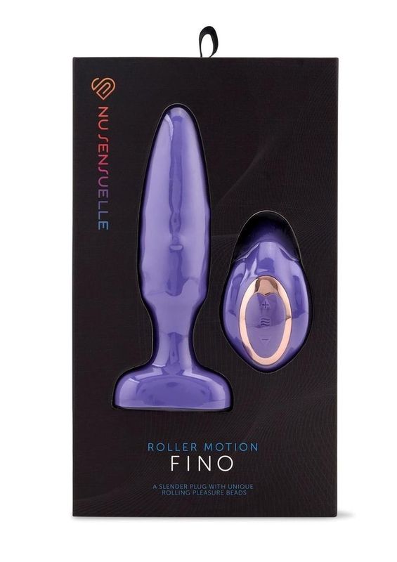 Sensuelle Andii Fino Roller Motion Rechargeable Anal Plug with Remote Control