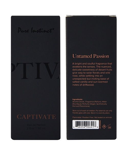 Pure Instinct Men's Collection Pheromone Cologne - Captivate
