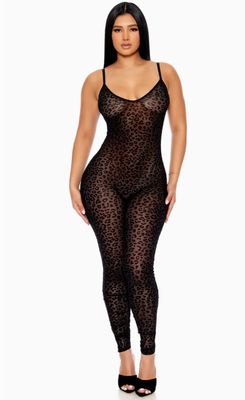 That&#39;s the Spot Leopard Jumpsuit