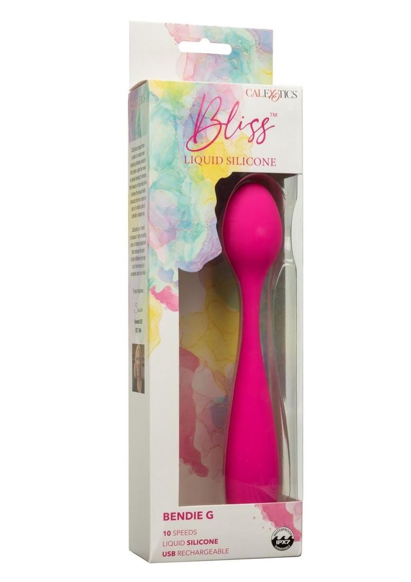 Bliss Liquid Silicone Bendie G Rechargeable Clitoral Stimulator