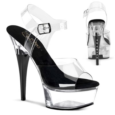 Captiva 6&quot; Clear Rhinestone Sandal