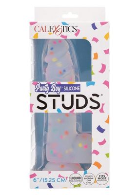 Party Boy Silicone Studs 6&quot; Dildo