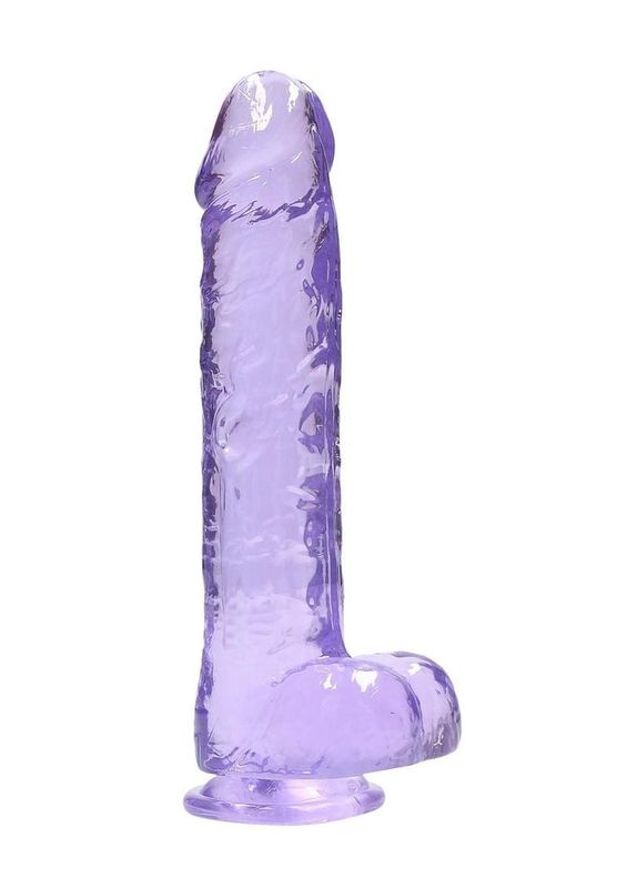 RealRock Crystal Clear 10" Dildo