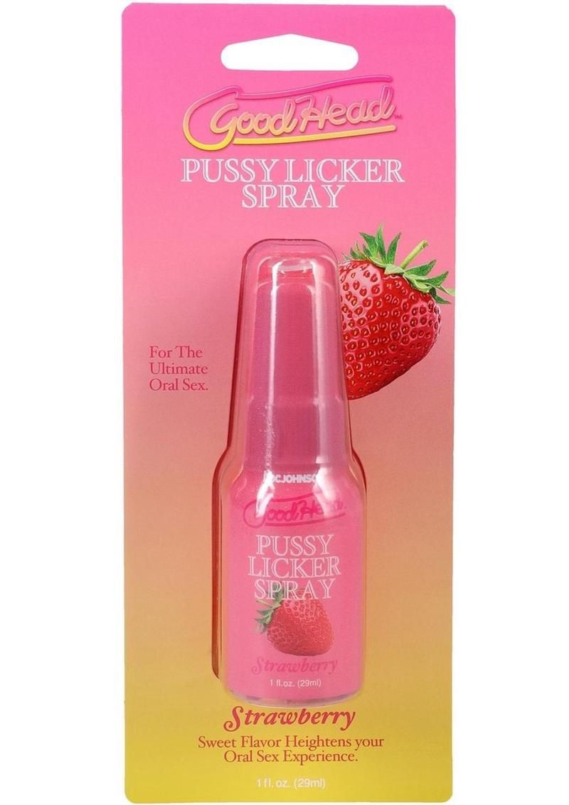 GoodHead Pussy Licker Spray, Flavor: Strawberry