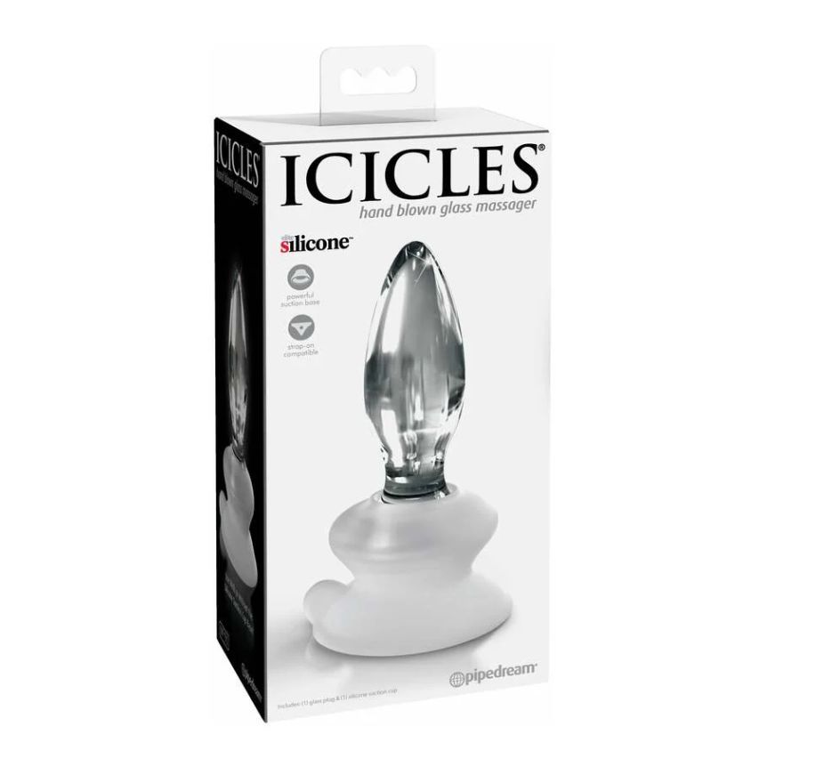 Icicles No. 91 Glass Plug with Suction Cup