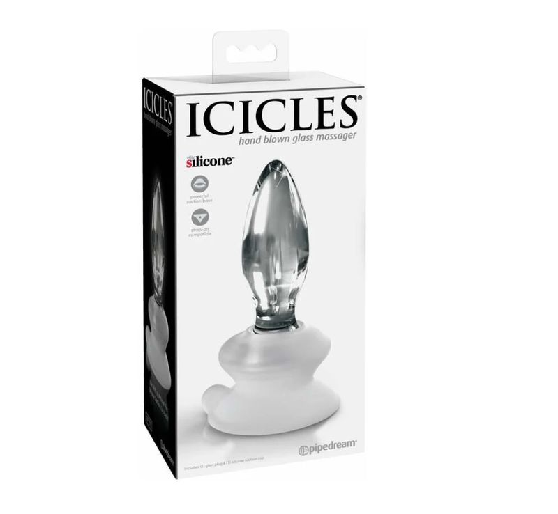 Icicles No. 91 Glass Plug with Suction Cup