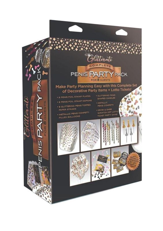 Glitterati Penis Party Pack