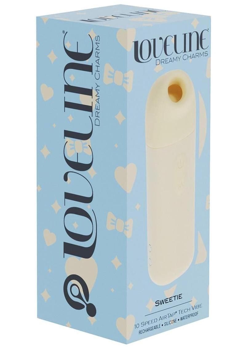 LoveLine Sweetie AirTapTech Stimulator, Color: Yellow