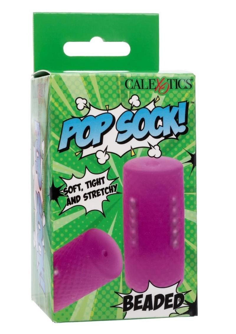 Pop Sock Beaded Stroker, Color: Purple
