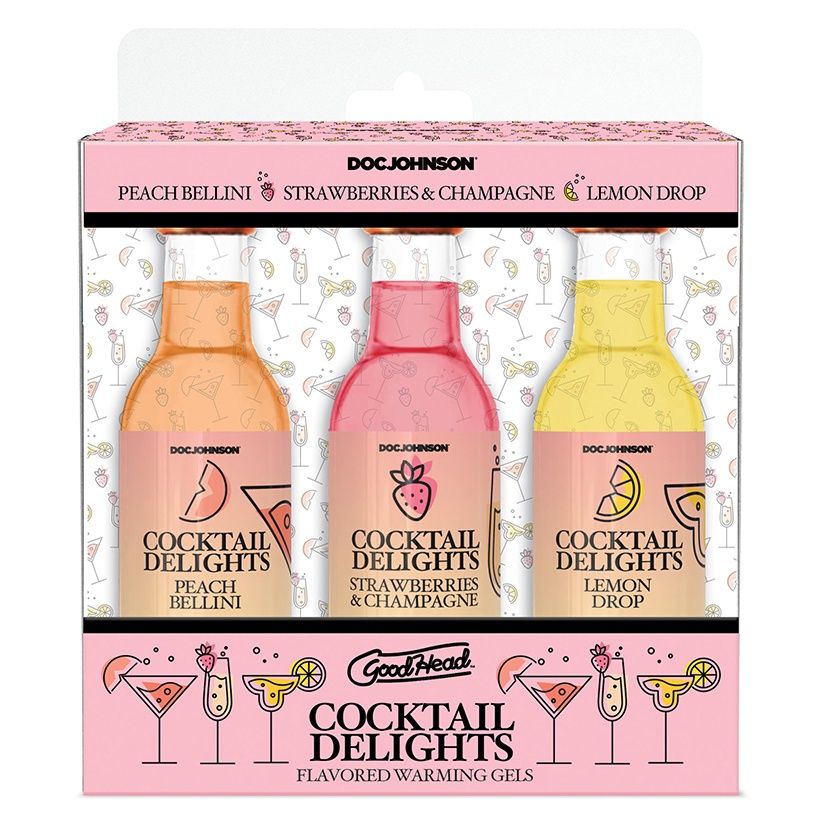 GoodHead Cocktail Delights Flavored Warming Gels