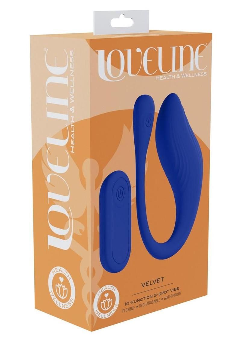 LoveLine Velvet Remote Control G-Spot Vibe