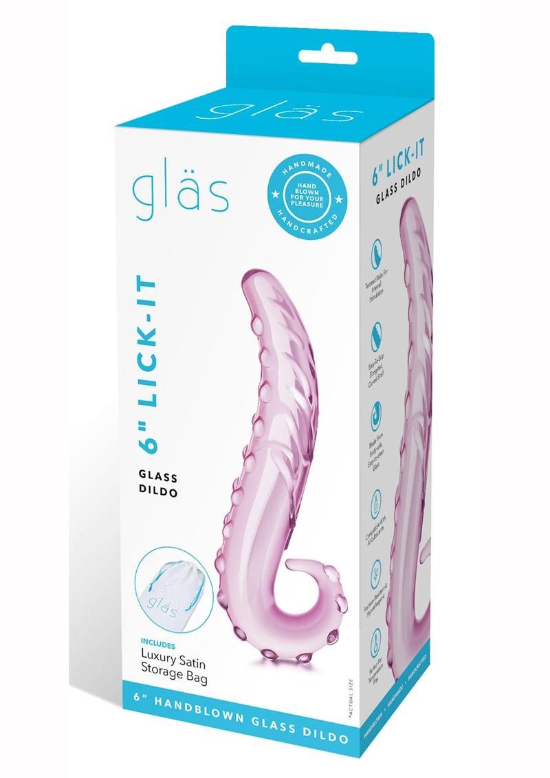 Glass Lick-It Dildo