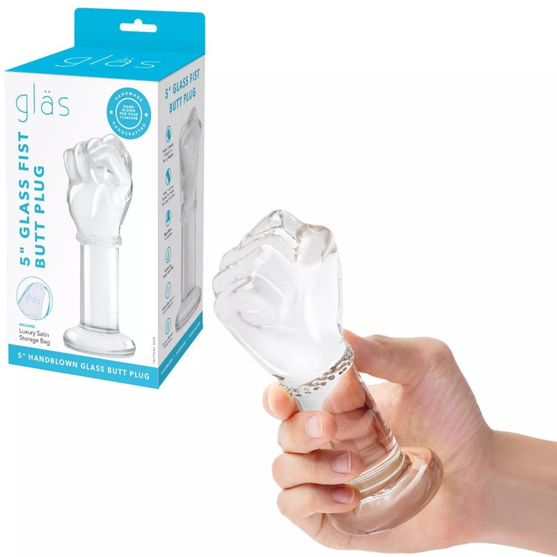 Glass Fist-It Butt Plug
