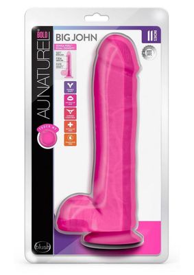 Au Naturel Bold Big John 11&quot; Dual Density Dildo