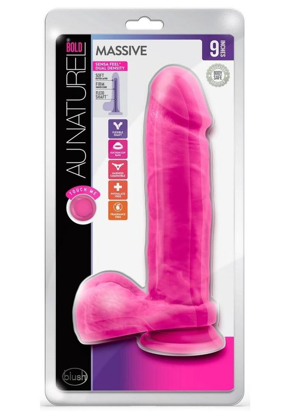 Au Naturel Bold Massive 9&quot; Dual Density Dildo