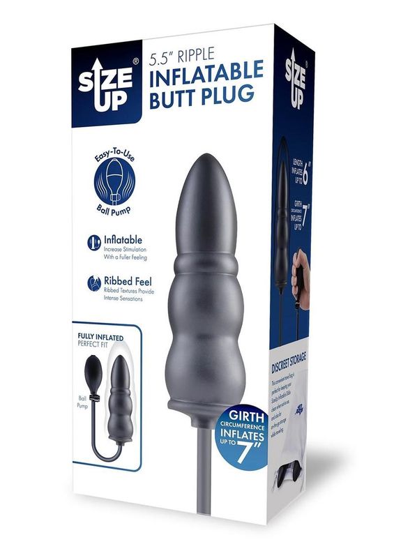 Size Up 5.5&quot; Inflatable Butt Plug