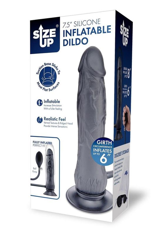 Size Up 7.5&quot; Inflatable Dildo