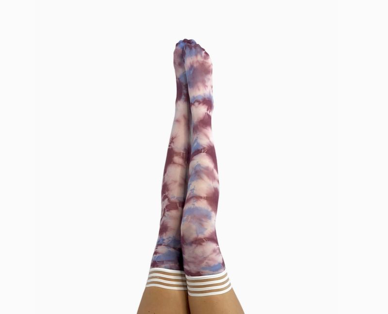 Kix&#39;ies Madisen Tie-Dye Thigh Highs