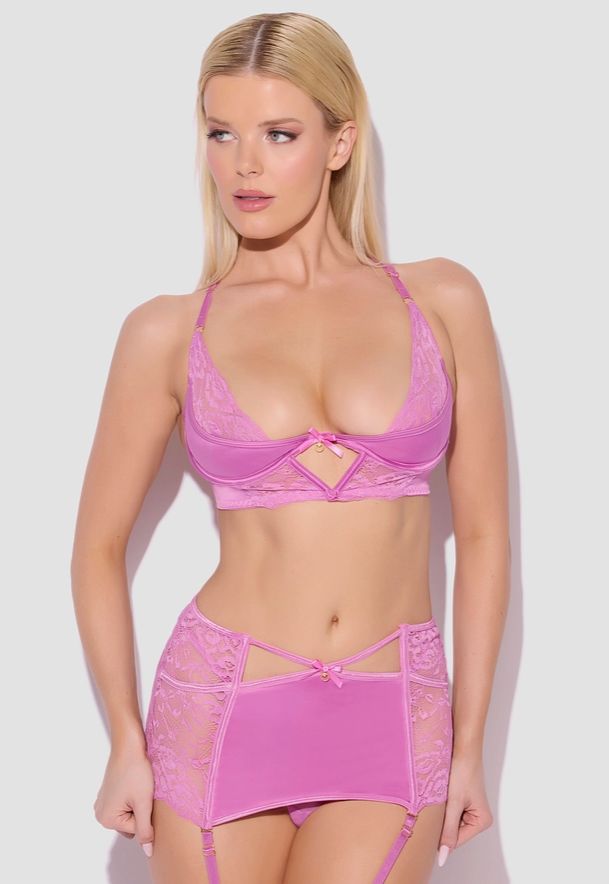 Natasha Lace Garter Set