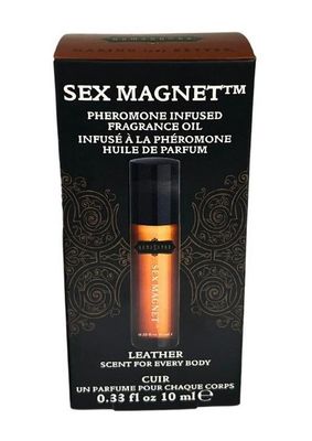 Sex Magnet Leather Pheromone Roll On Oil