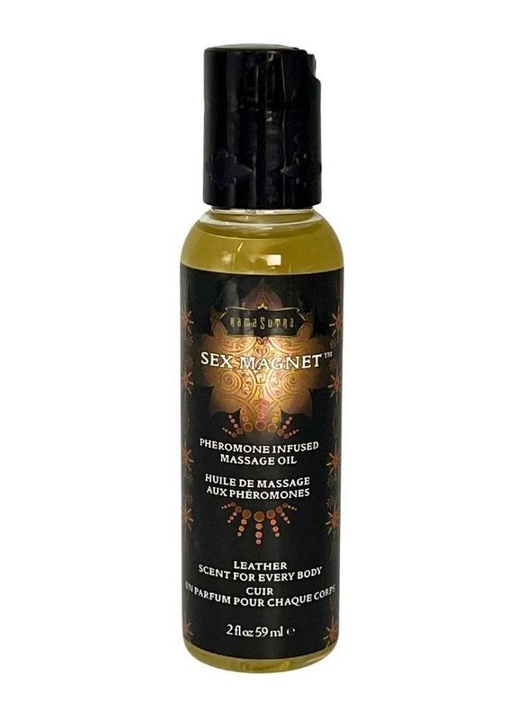 Sex Magnet Leather Pheromone Massage Oil
