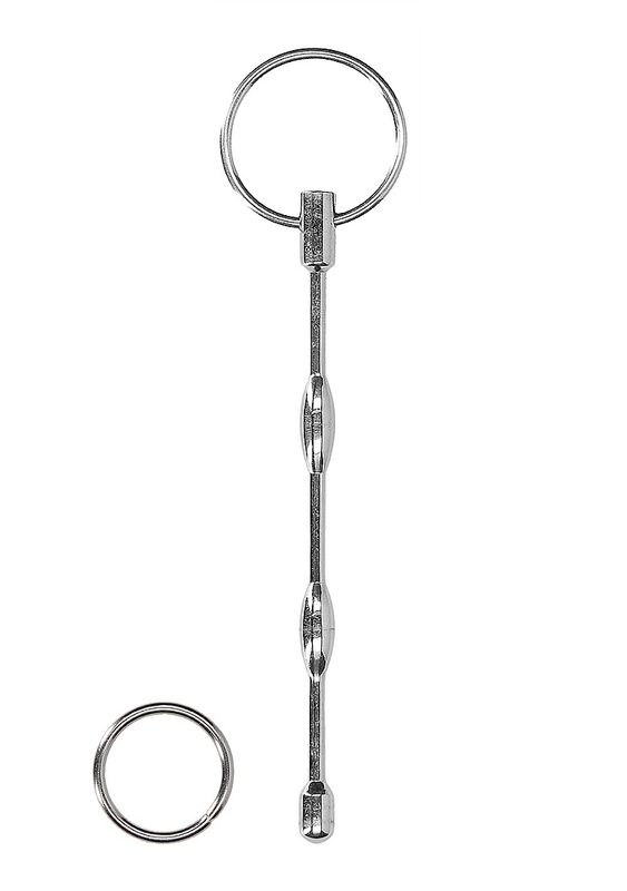 Stainless Steel Ribbed Plug with Ring