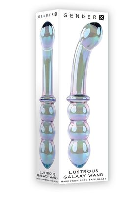 Gender X Lustrous Galaxy Glass Wand