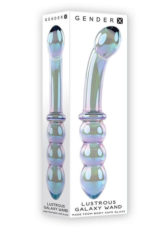 Gender X Lustrous Galaxy Glass Wand