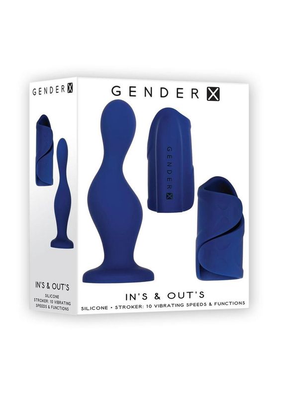 Gender X Ins &amp; Outs Dildo &amp; Stroker Set