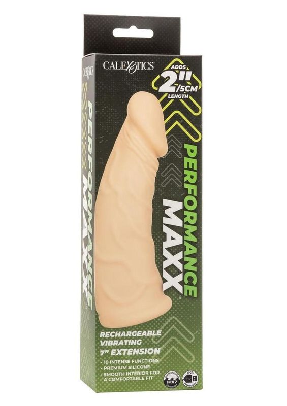 Performance Maxx 7&quot; Rechargeable Vibrating Extension
