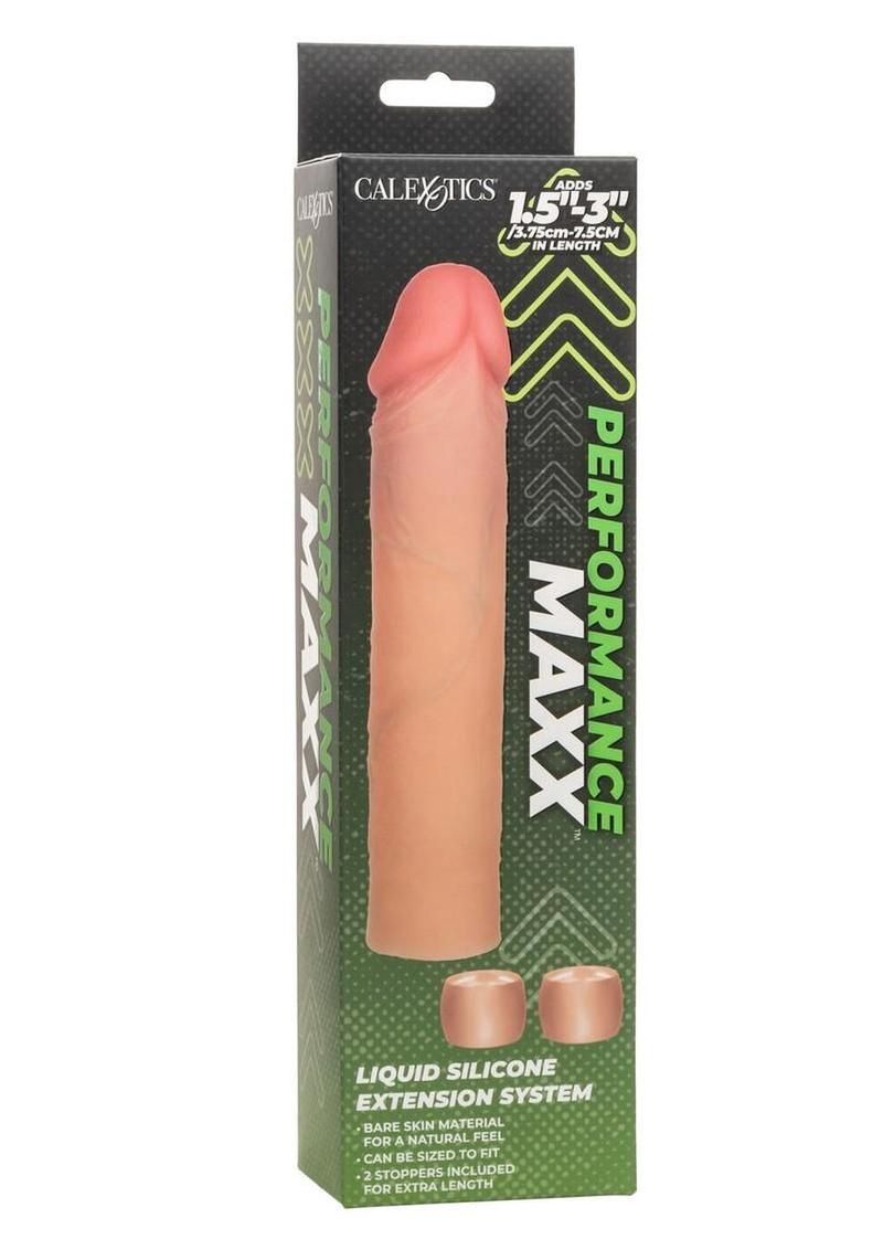 Performance Maxx Liquid Silicone Extension System, Color: Vanilla