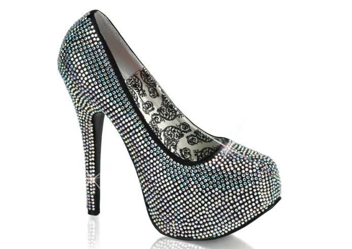 Teeze 5&quot; Rhinestone Pump