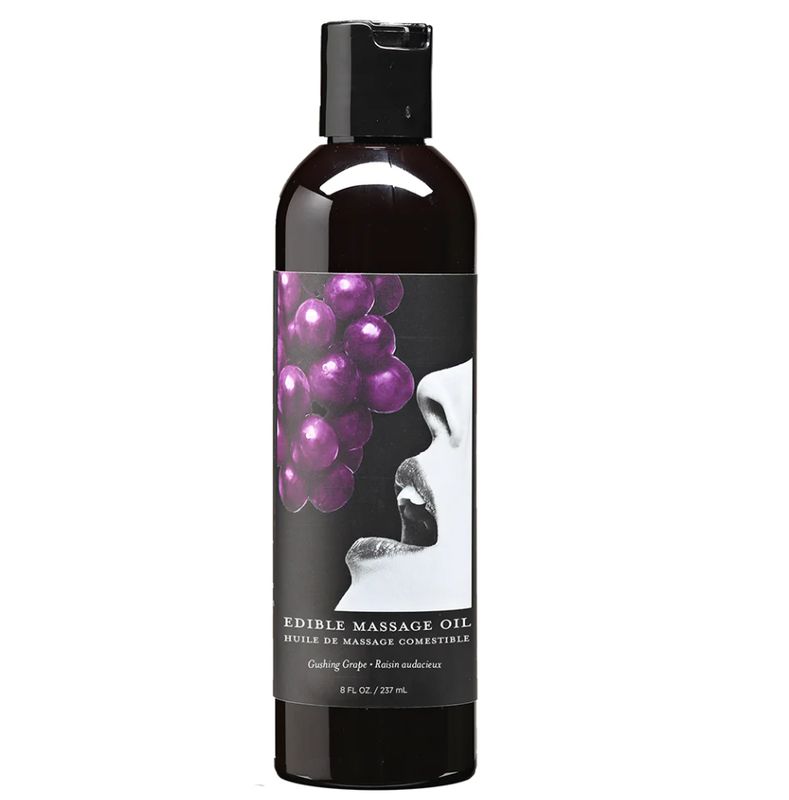 Hemp Seed Edible Massage Oil Gushing Grape