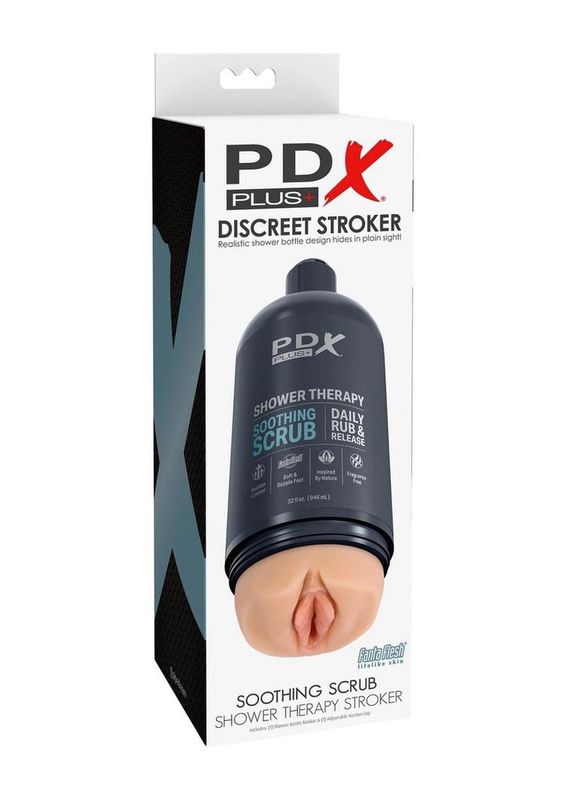 PDX Plus Shower Therapy Soothing Scrub Discreet Stroker