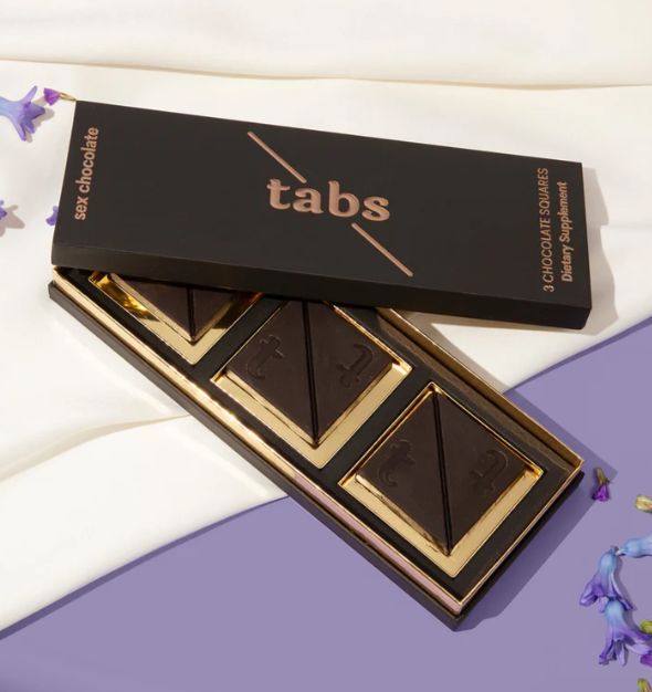Tabs Sex Chocolate, Flavor: Original Dark Chocolate