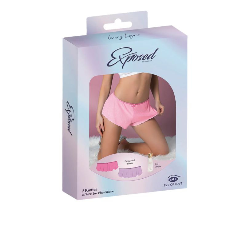 Magic Silk Pheromone Flowy Mesh Shorts 2-Pack