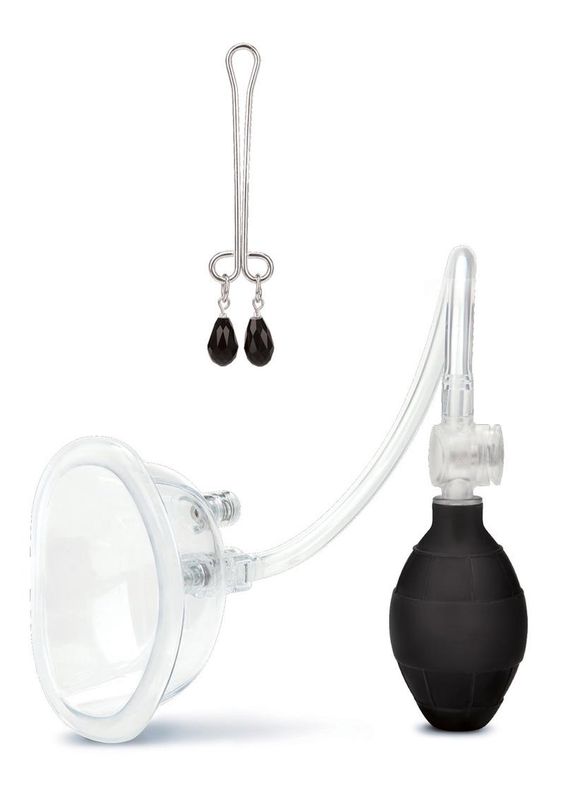 Lux Fetish Deluxe Pussy Pump with Clit Clip