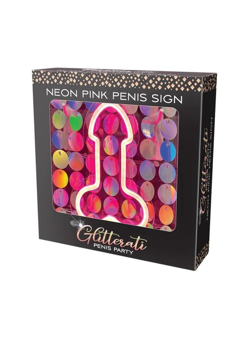 Neon Light Up Penis Sign