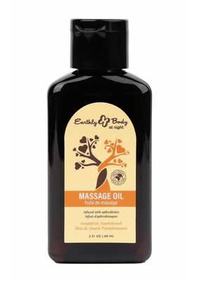 Earthly Body at Night Aphrodisiac Collection Massage Oil - Grapefruit Sandalwood