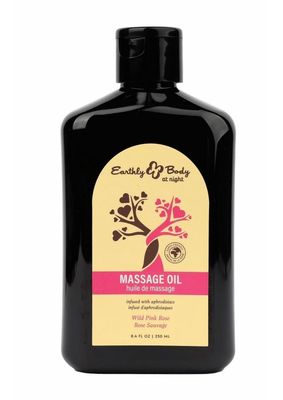 Earthly Body at Night Aphrodisiac Collection Massage Oil - Wild Pink Rose