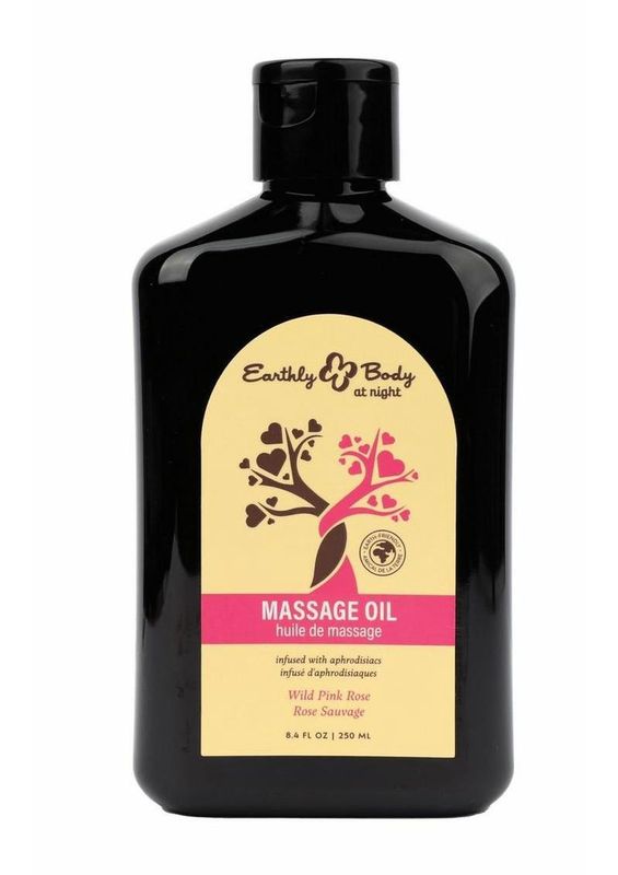 Earthly Body at Night Aphrodisiac Collection Massage Oil - Wild Pink Rose