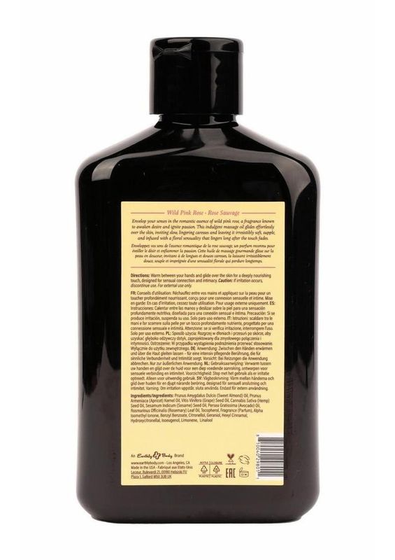 Earthly Body at Night Aphrodisiac Collection Massage Oil - Wild Pink Rose