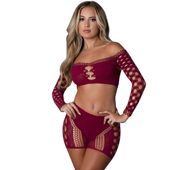 Magic Silk Seamless Crop Top &amp; Short Set