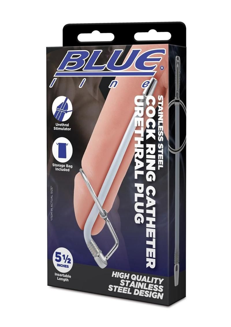 Stainless Steel Cock Ring Catheter Urethral Plug