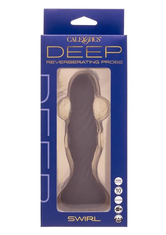 Deep Swirl Rechargeable Silicone Reverberating Probe