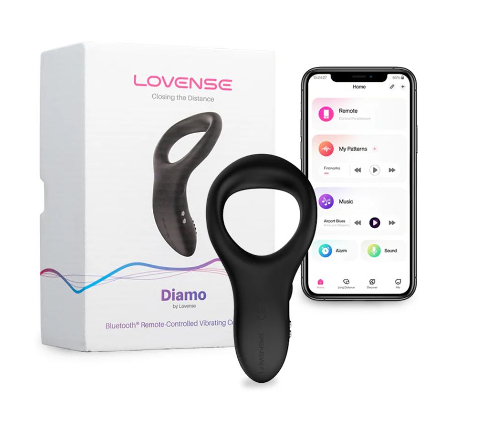 Lovense Diamo Bluetooth Remote-Controlled Vibrating Cockring