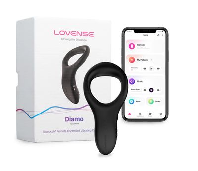 Lovense Diamo Bluetooth Remote-Controlled Vibrating Cockring